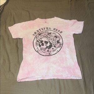 Grateful Dead Pink Tie-Dye Short Sleeve Tee